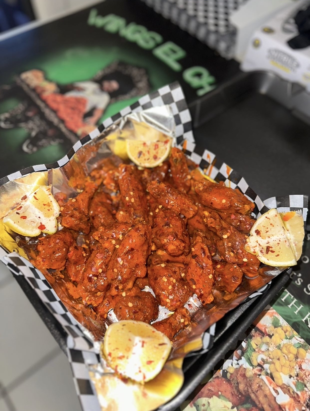 Lemon Hot Wings